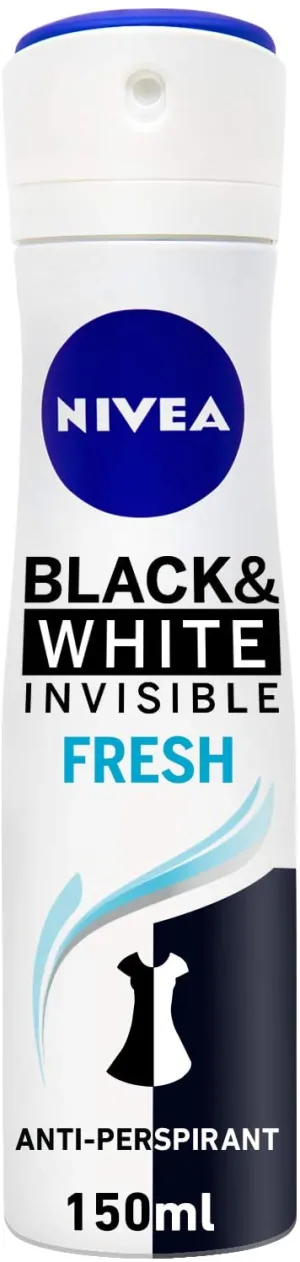 Nivea Invisible Black & White Pure Deodorant Spray For Women