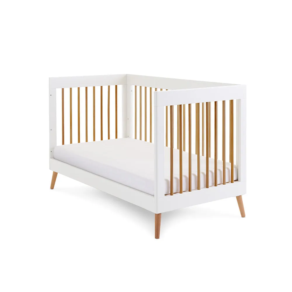 Obaby Maya 3 Piece Room Set - White With Natural