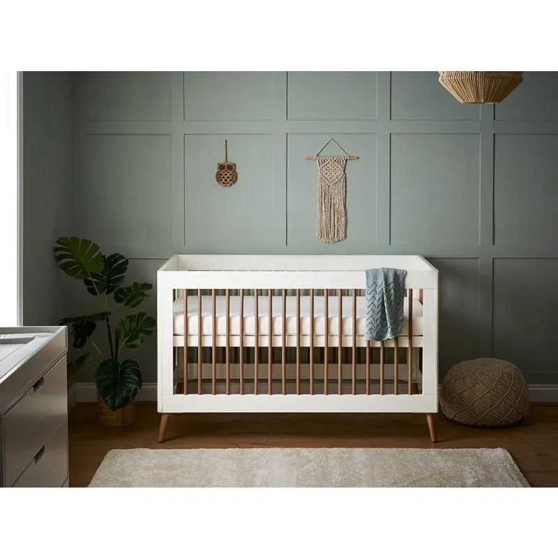 Obaby Maya 3 Piece Room Set - White With Natural