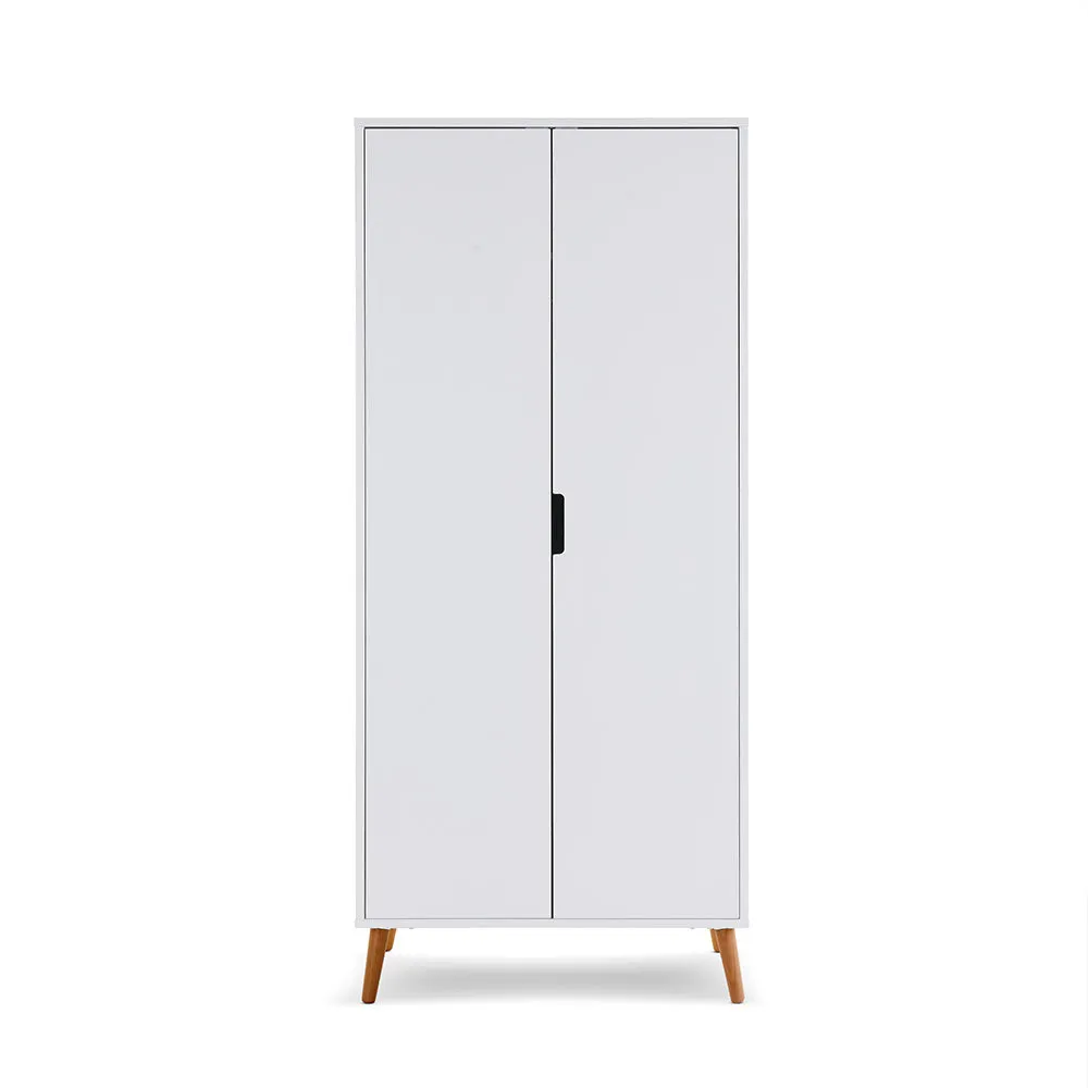 Obaby Maya 3 Piece Room Set - White With Natural