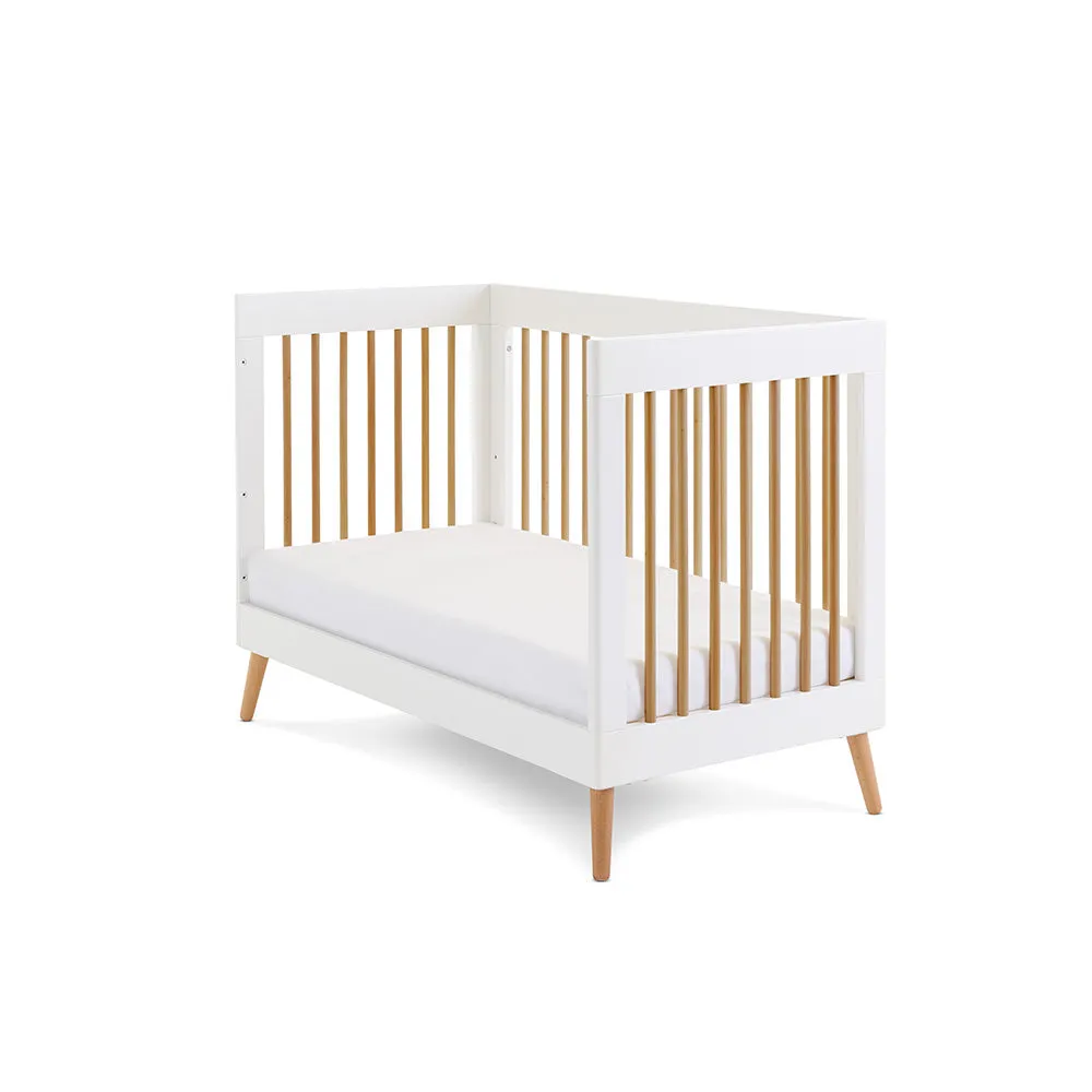 Obaby Maya Mini 3 Piece Room Set - White With Natural