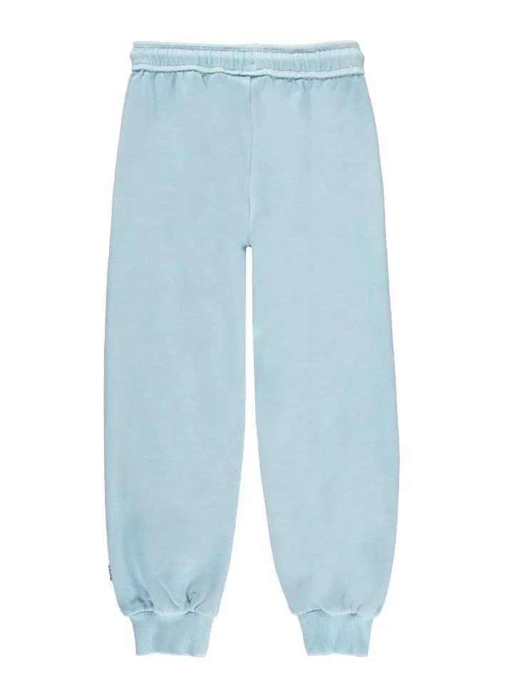 Organic Cotton Sweatpants | Anemone in Sky Blue | Molo