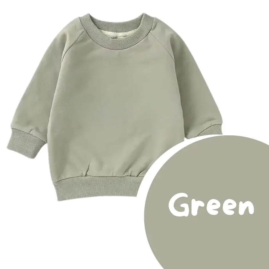 Personalised Dinosaur Design Baby and Toddler Crewnecks