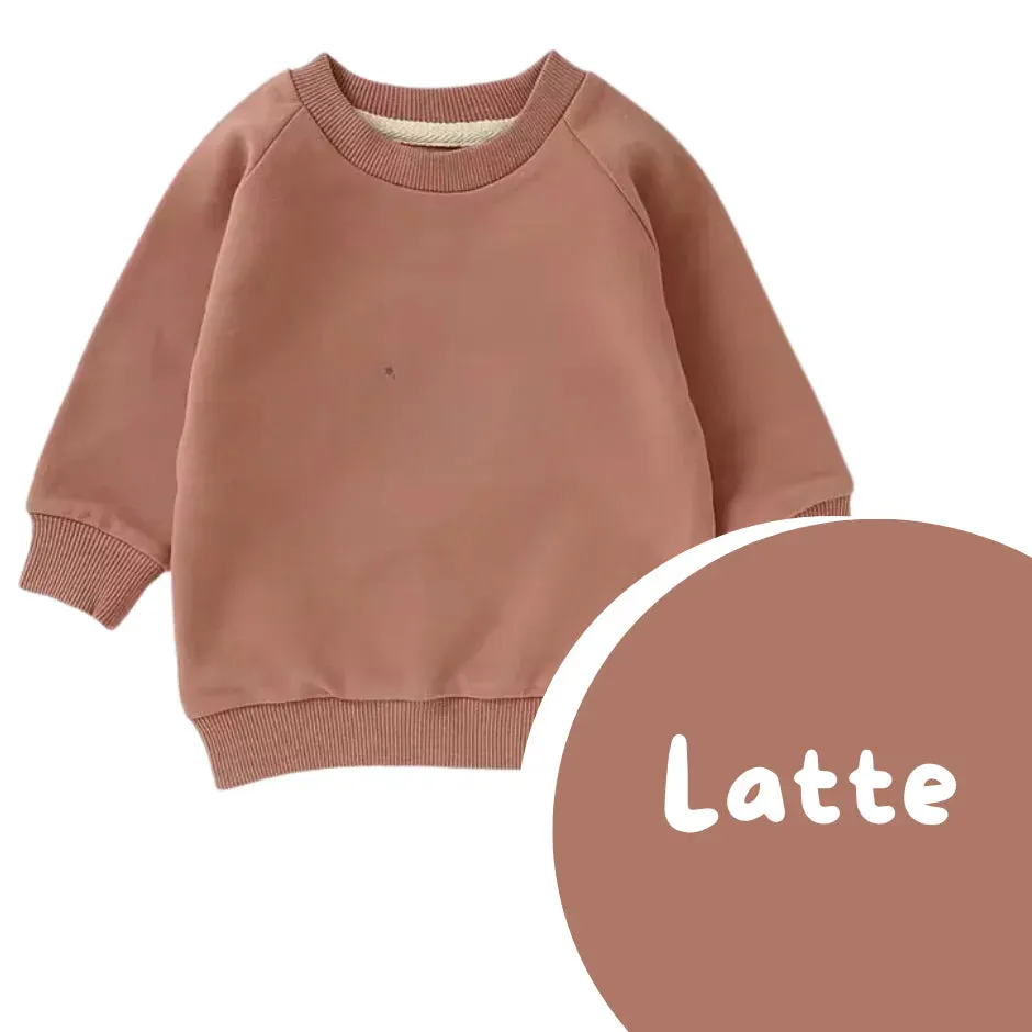 Personalised Floral Design Baby and Toddler Crewnecks