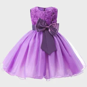 Princess Flower Girl Dress Summer Tutu Wedding Birthday Party Dresses