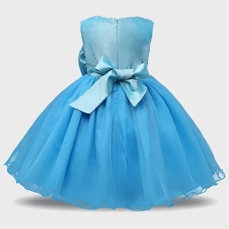 Princess Flower Girl Dress Summer Tutu Wedding Birthday Party Dresses