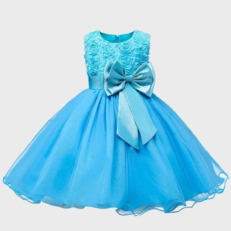 Princess Flower Girl Dress Summer Tutu Wedding Birthday Party Dresses