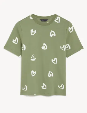 Pure Cotton Printed Everyday Fit T-Shirt