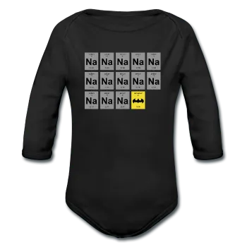 "Na Na Na Batmanium" - Baby Long Sleeve One Piece