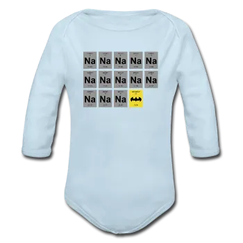 "Na Na Na Batmanium" - Baby Long Sleeve One Piece