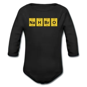 "NaH BrO" - Baby Long Sleeve One Piece