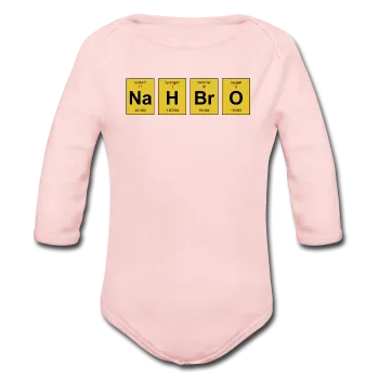 "NaH BrO" - Baby Long Sleeve One Piece