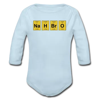 "NaH BrO" - Baby Long Sleeve One Piece