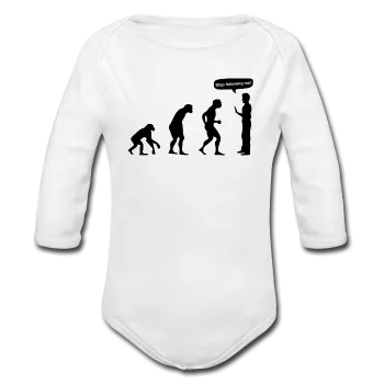 "Stop Following Me" - Baby Long Sleeve One Piece