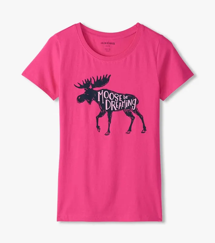 Raspberry Moose Women's Sleeping Shirt