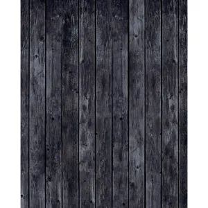 Smoky Wood Planks Printed Backdrop