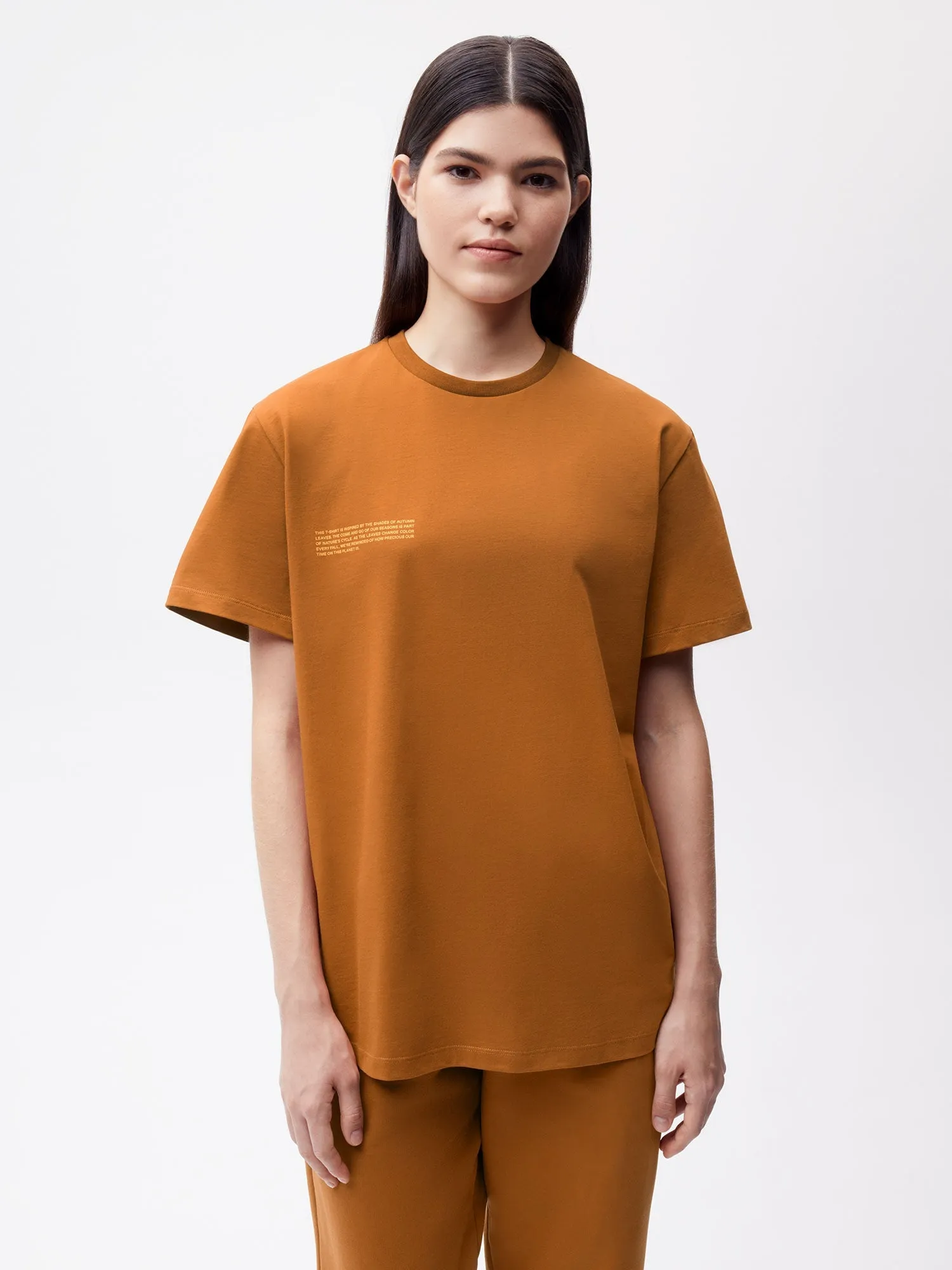 T-Shirt - Autumn Leaves—oak orange