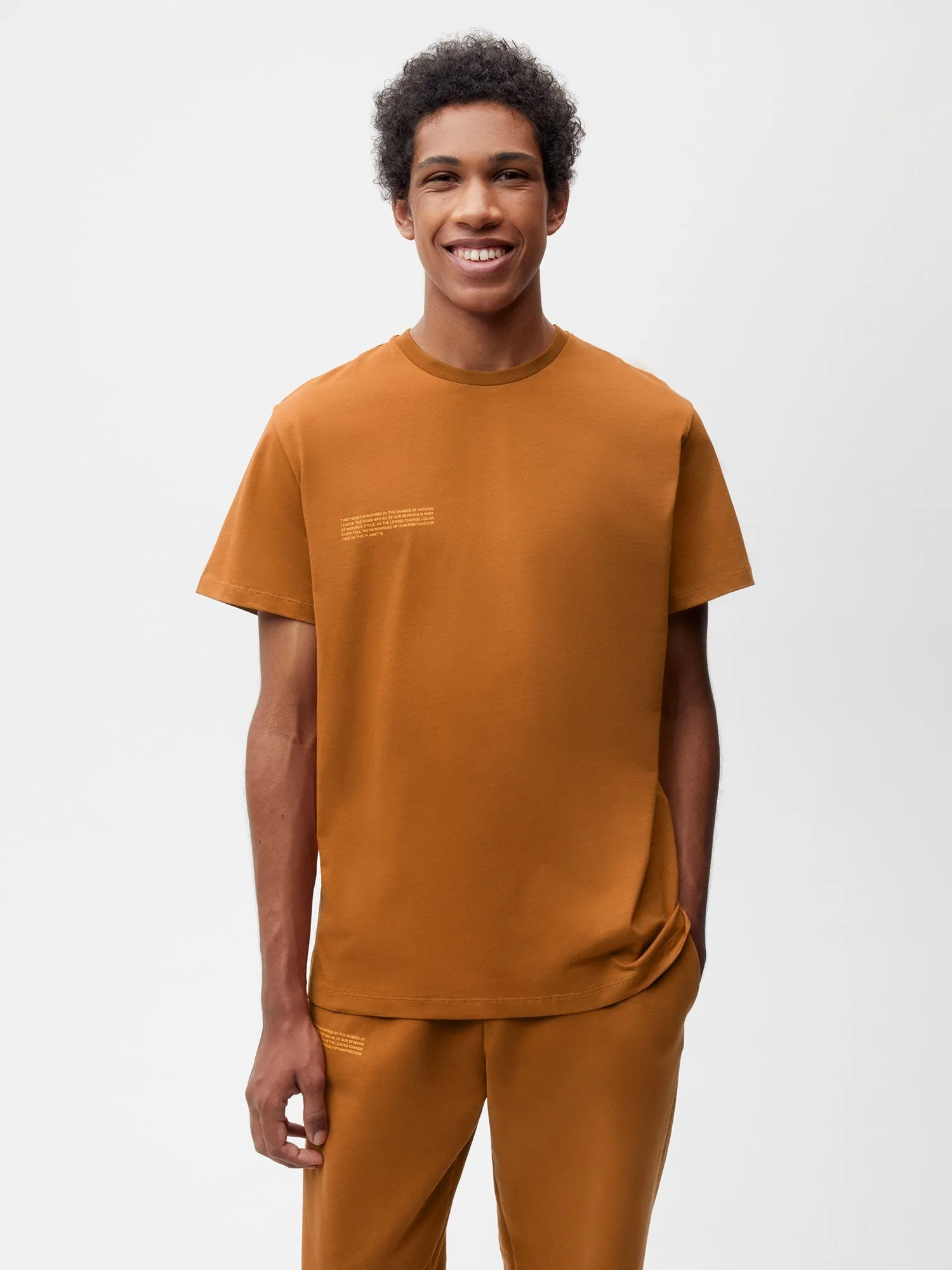 T-Shirt - Autumn Leaves—oak orange