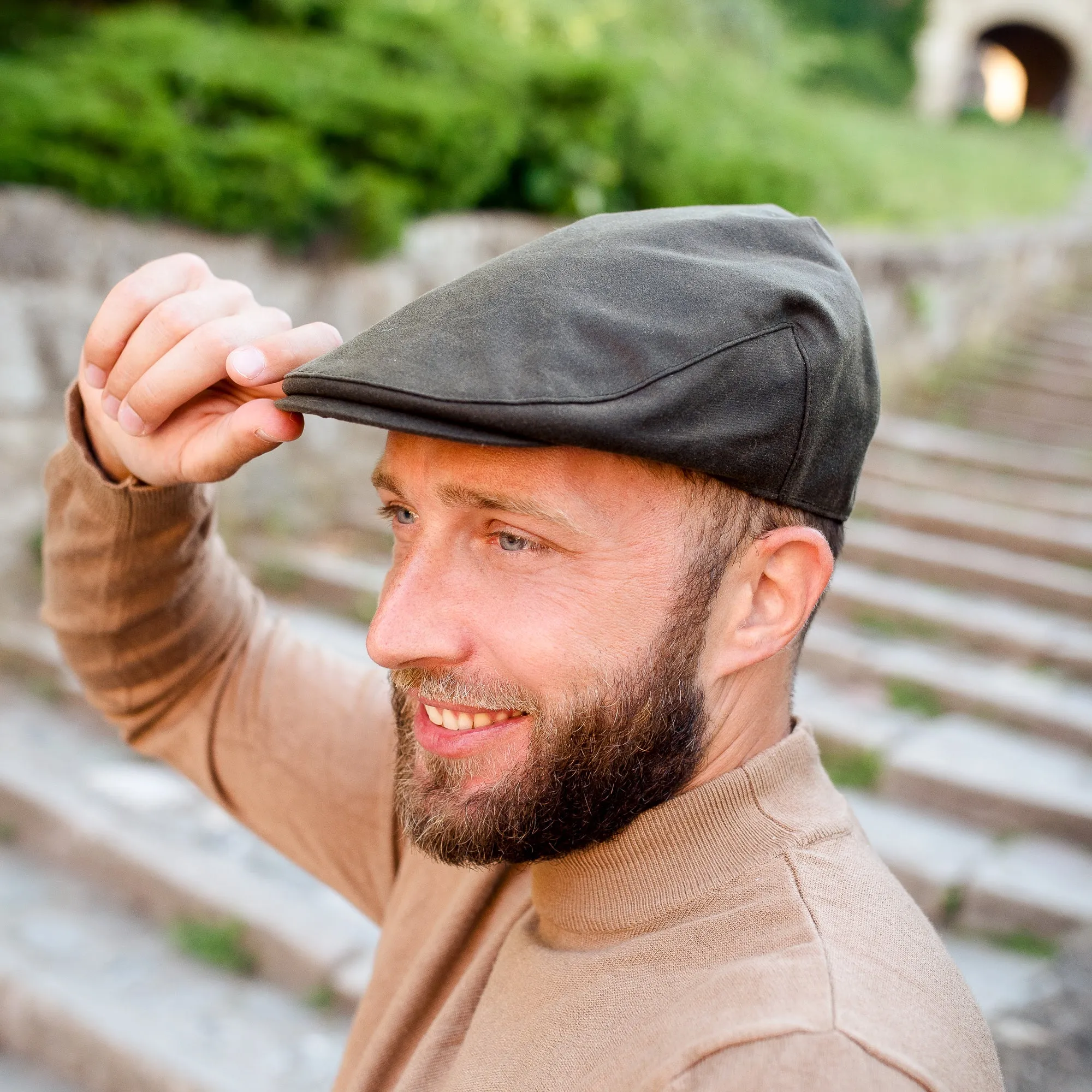 The Drake - Traditional Waterproof Wax Flat Cap