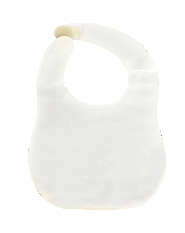 THE LITTLE LOOKERS Waterproof Washable Plastic Printed Baby Bib Apron/Double Layered PVC for Fast Drying with Hook & Loop Closure| Cute Prints for Babies/Infants