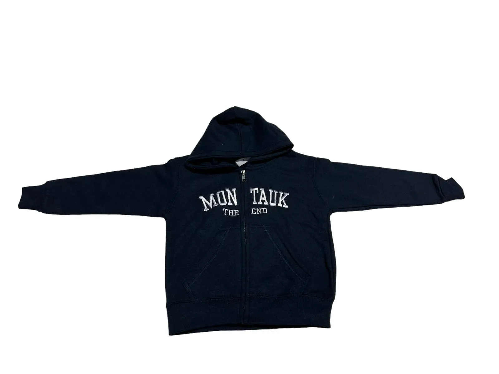 Toddler Montauk The End Embroidered Nantucket Zip-Up Hoodie