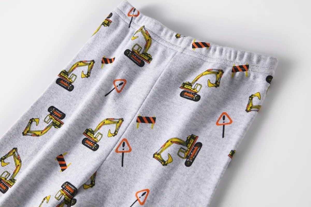 Toddler/Kid Boy Excavator T-shirt & Pants Set