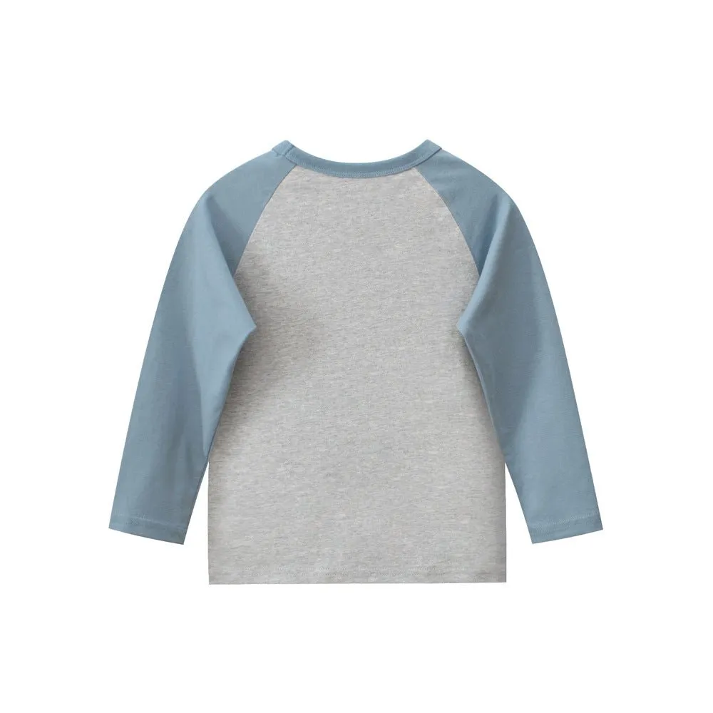 Toddler/Kid Boy No.12 Baseball Tee Design Long Sleeve Shirt