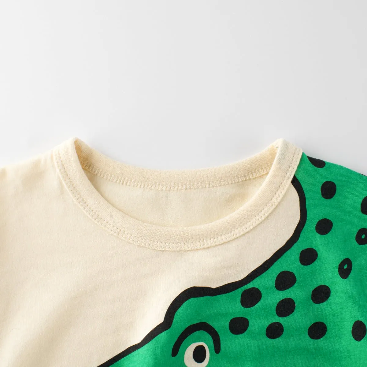 Toddler/Kid Boy's 3D Crocodile Print Design Tee