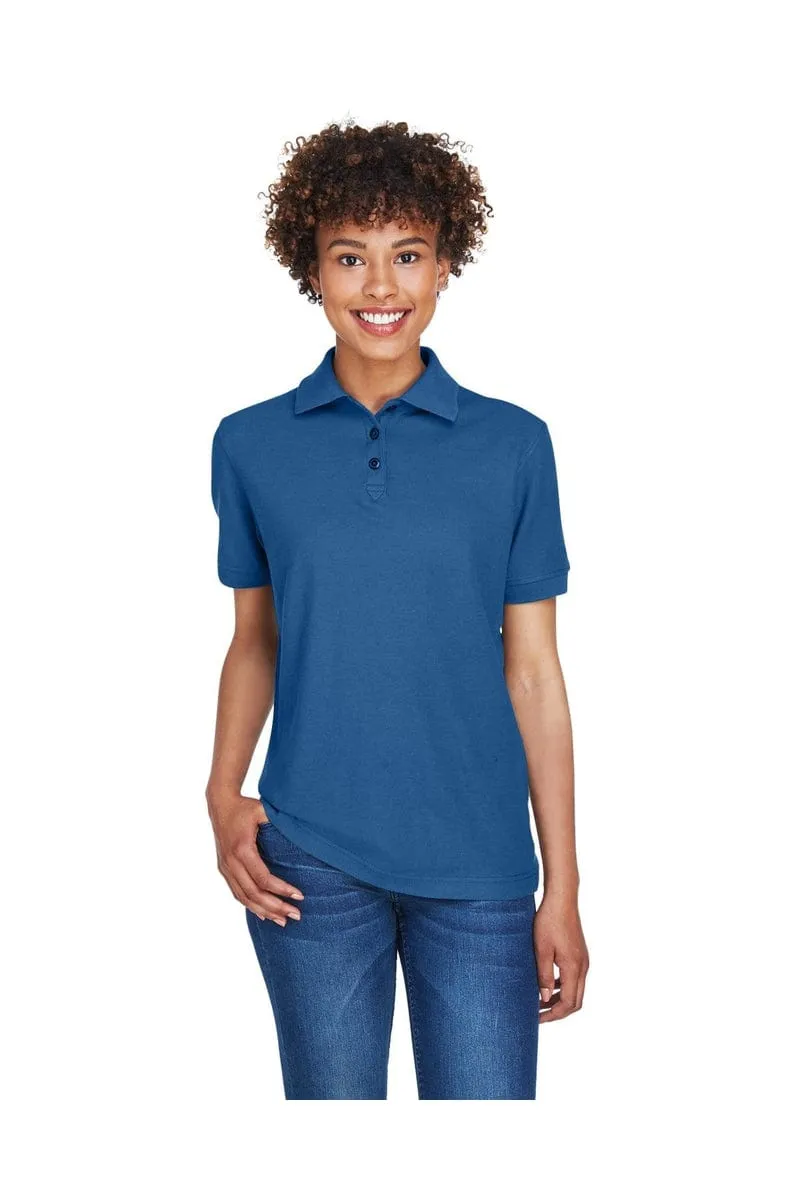 UltraClub 8541: Ladies' Whisper Pique Polo