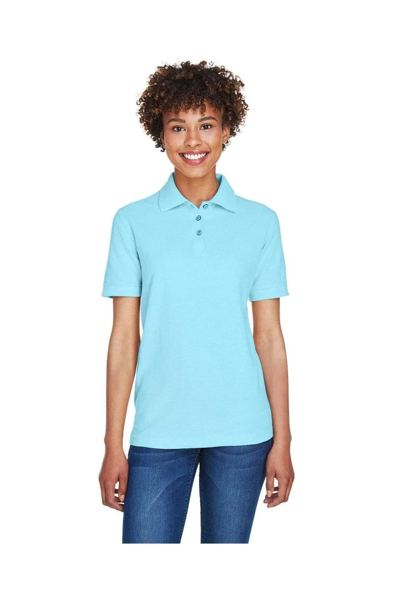 UltraClub 8541: Ladies' Whisper Pique Polo