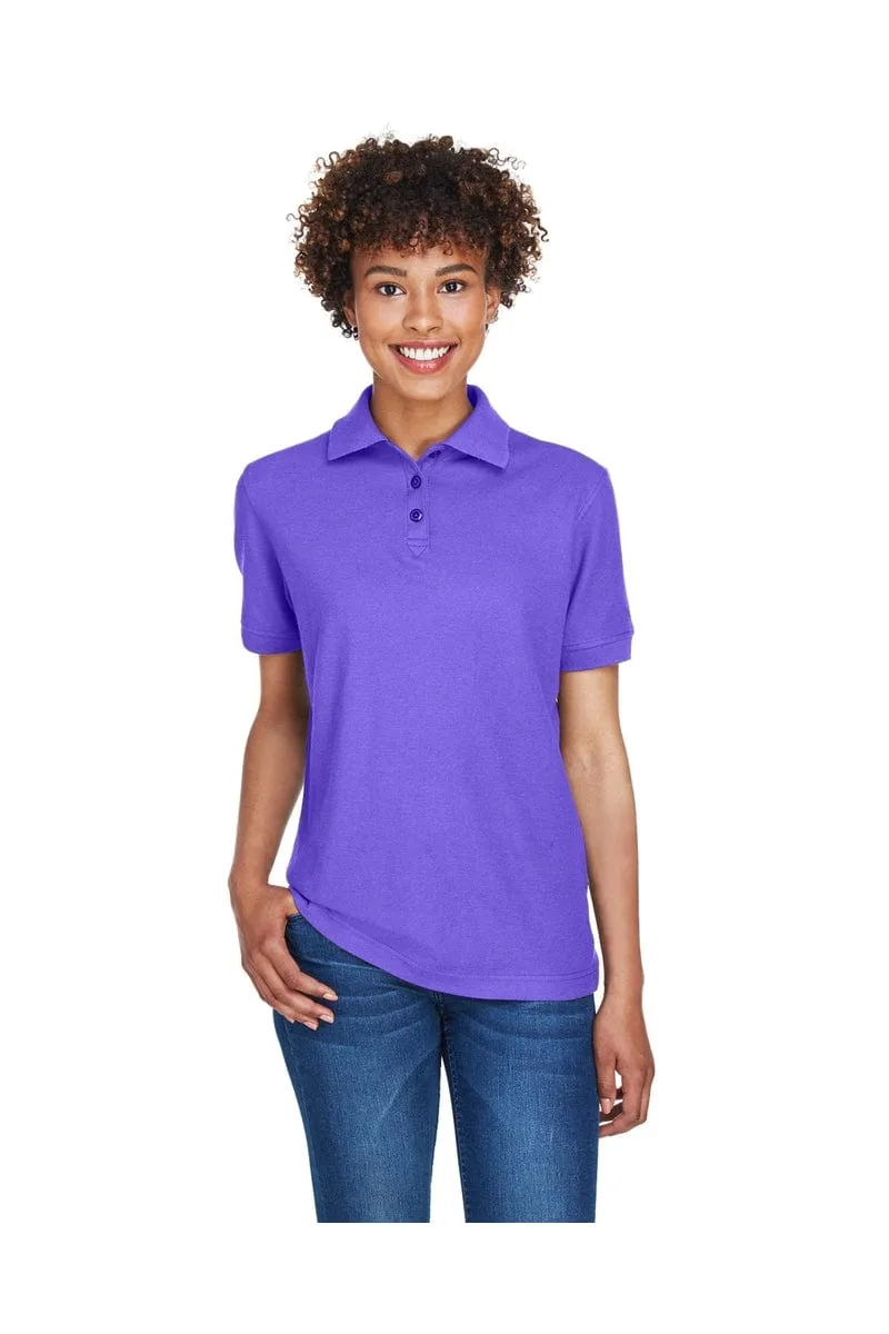 UltraClub 8541: Ladies' Whisper Pique Polo