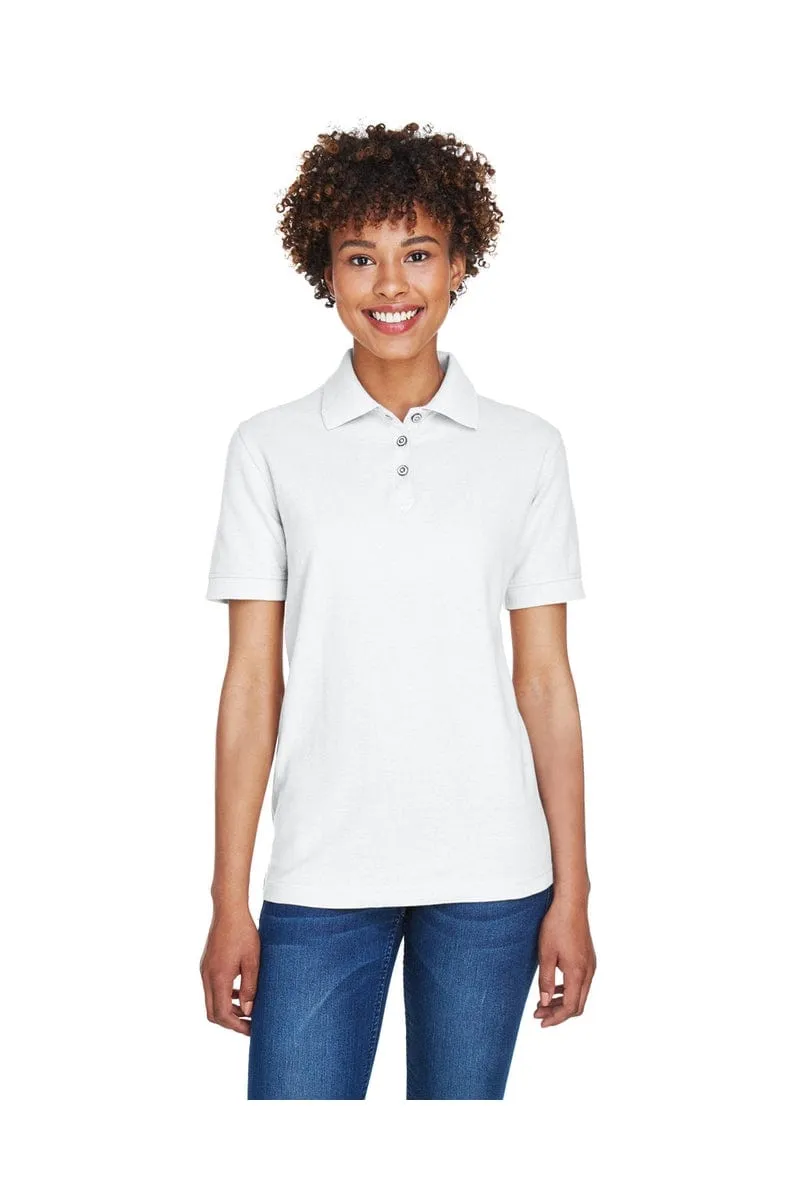 UltraClub 8541: Ladies' Whisper Pique Polo