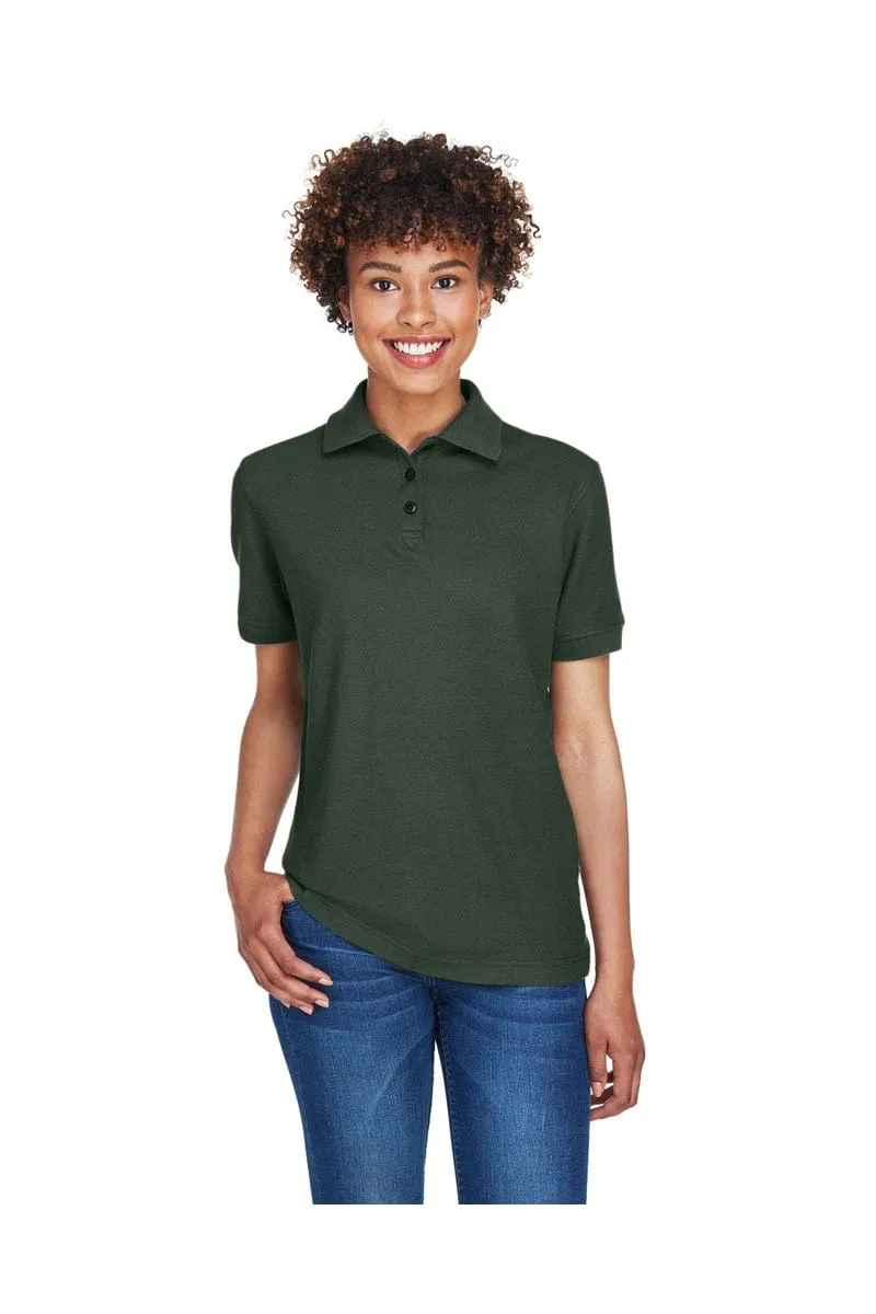 UltraClub 8541: Ladies' Whisper Pique Polo