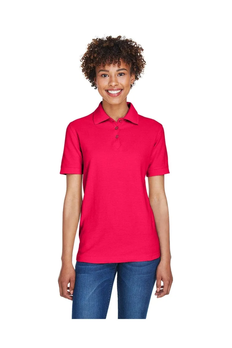 UltraClub 8541: Ladies' Whisper Pique Polo