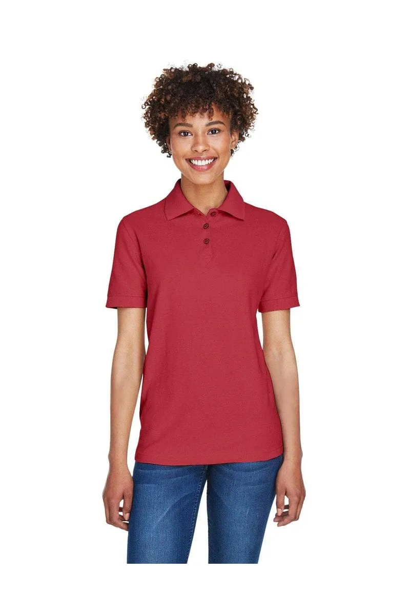 UltraClub 8541: Ladies' Whisper Pique Polo